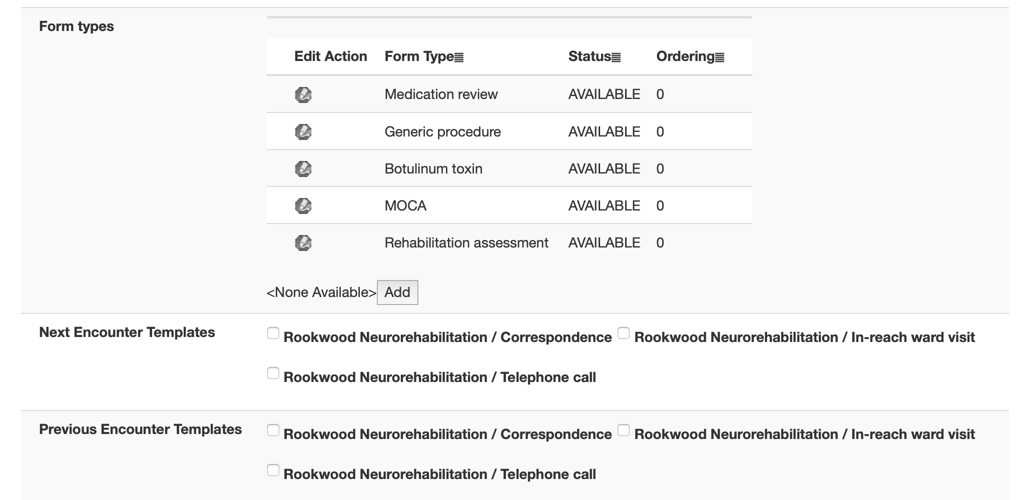 Configure Forms