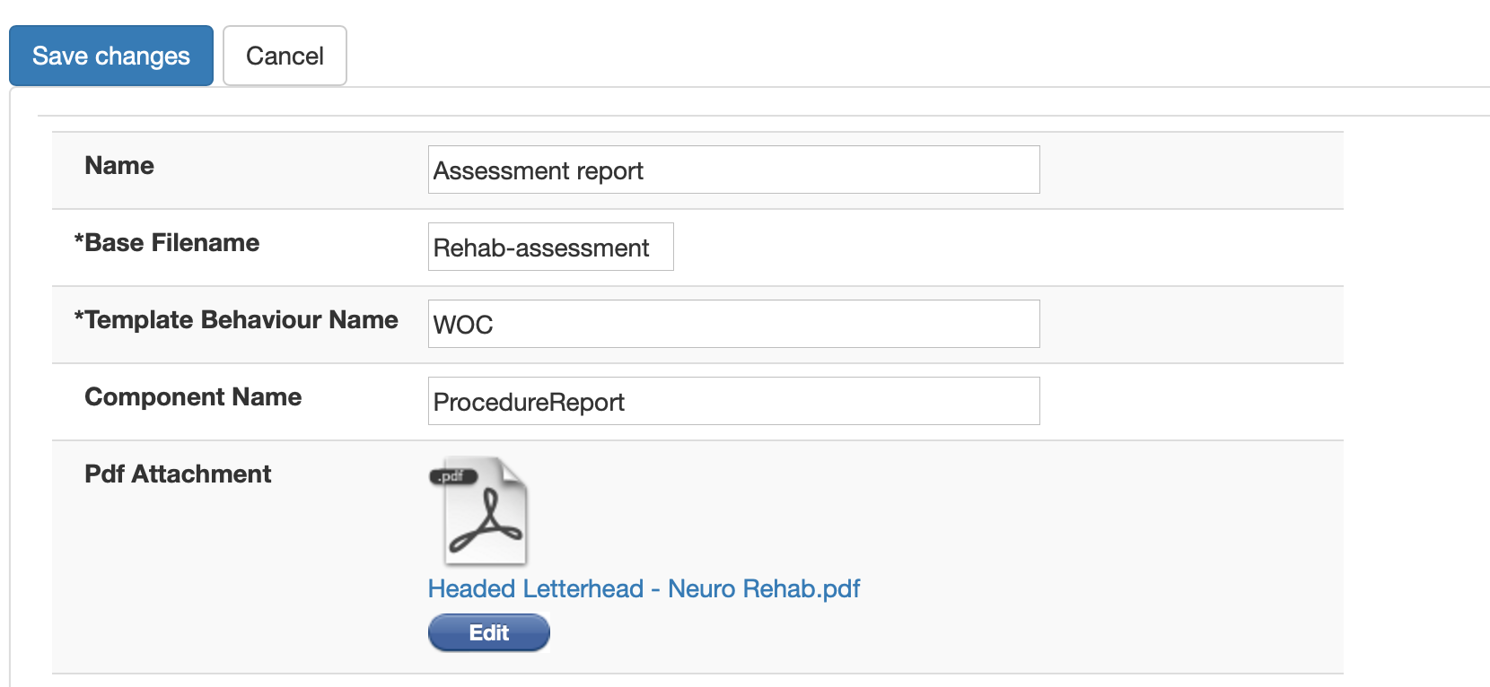 Configure Reports